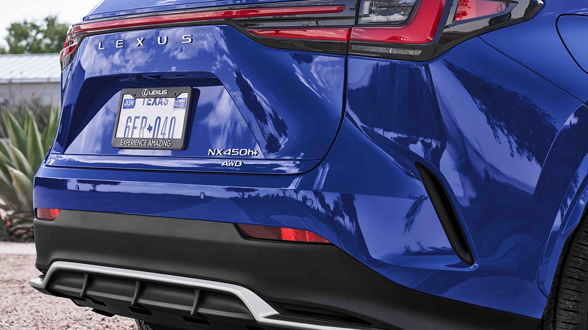 2024 Lexus NX 450h+ in blue.