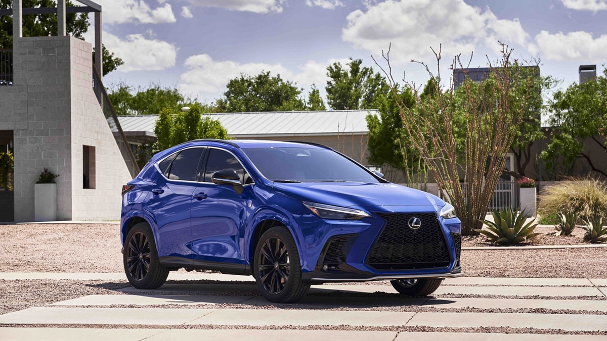 2024 Lexus NX 450h+ in blue.