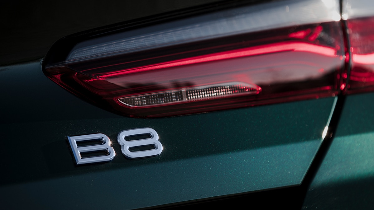 The 2022 BMW ALPINA B8 Gran Coupe in green
