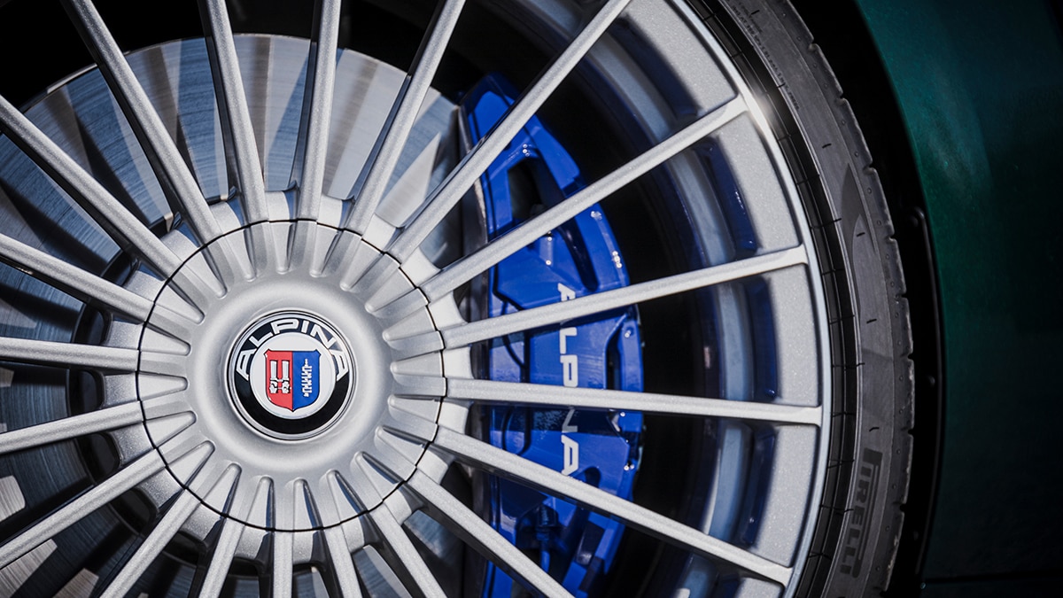 The 2022 BMW ALPINA B8 Gran Coupe exterior
