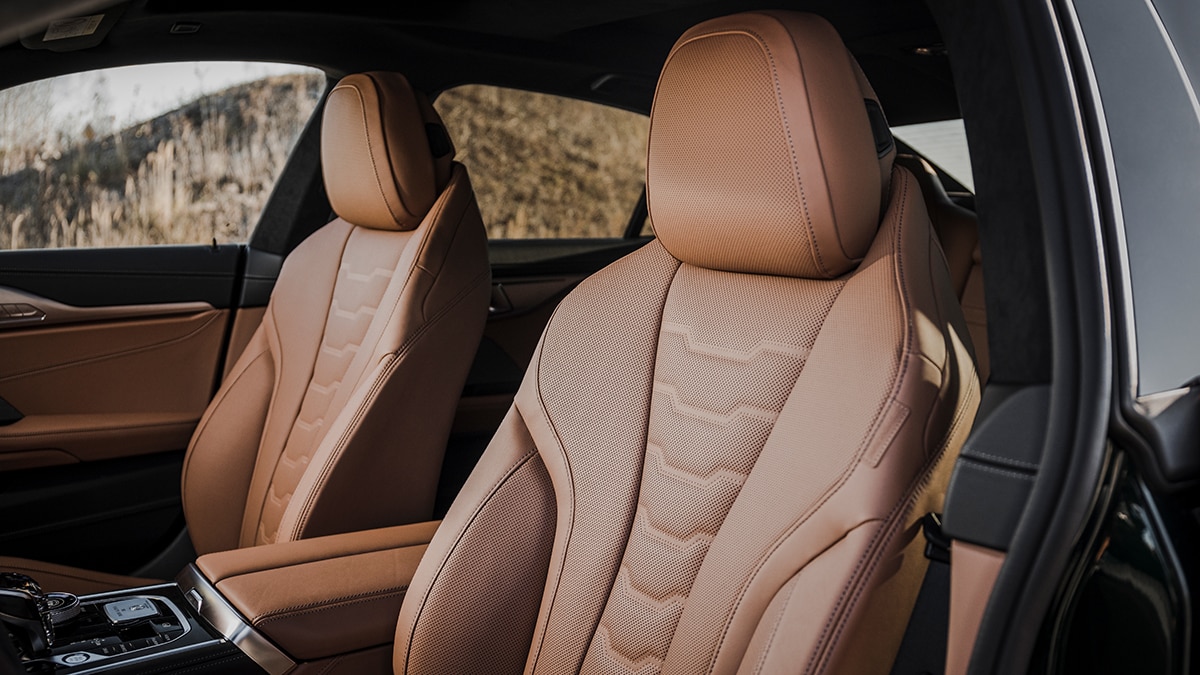 The 2022 BMW ALPINA B8 Gran Coupe interior