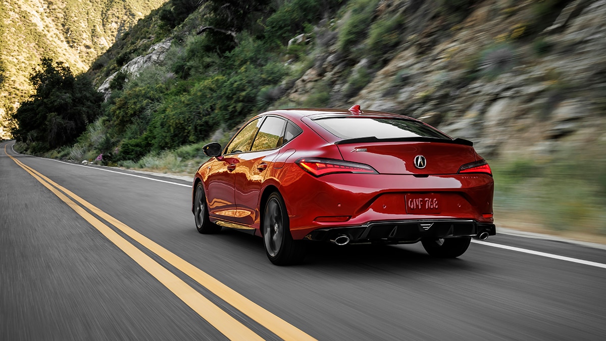 2023 Acura Integra A-Spec in red