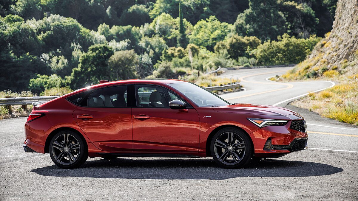 2023 Acura Integra A-Spec in red