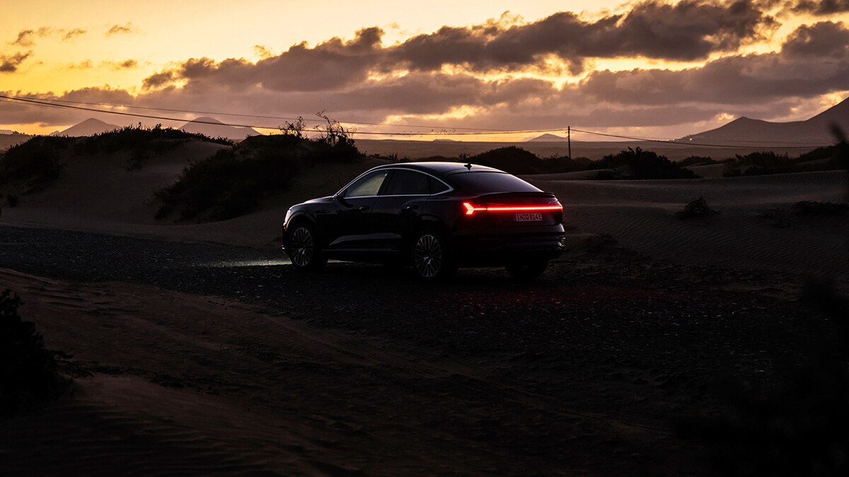 Audi Q8 Sportback e-tron Static photo, Colour: Madeira Brown metallic.
