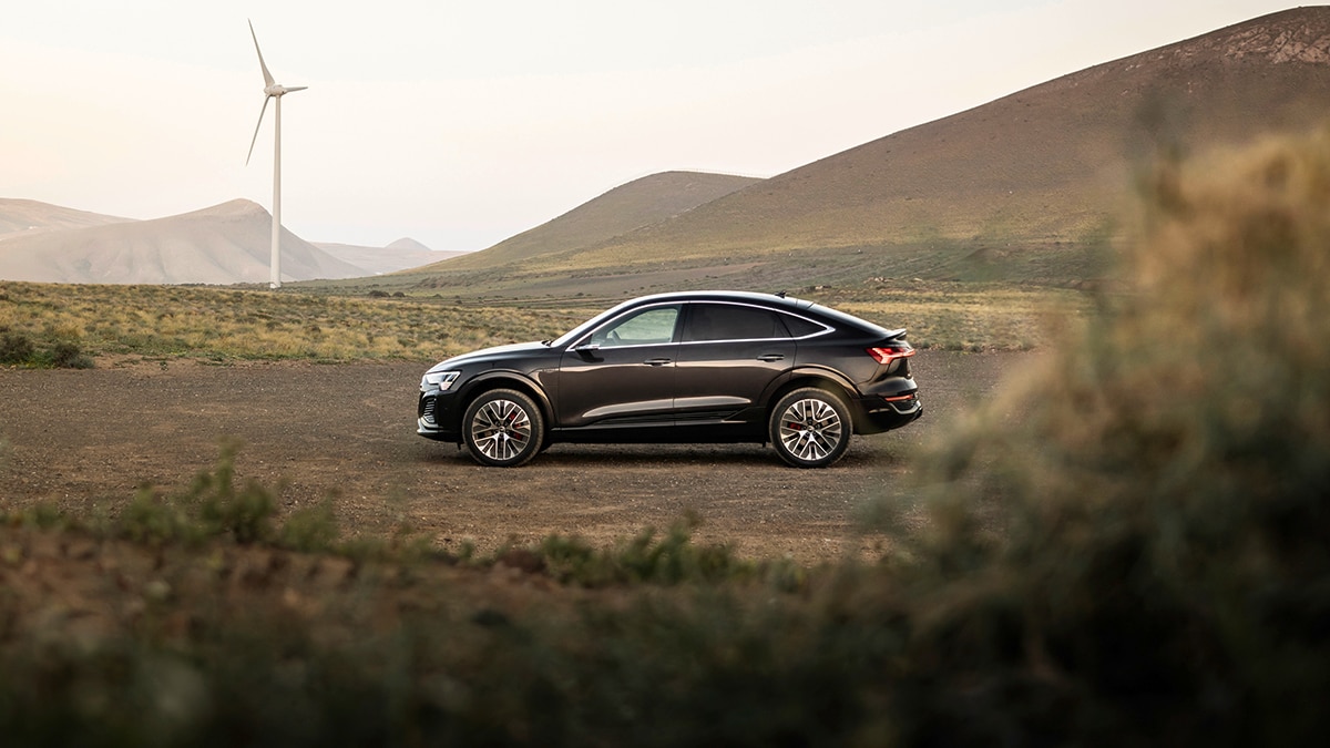 Audi Q8 Sportback e-tron Static photo, Colour: Madeira Brown metallic.