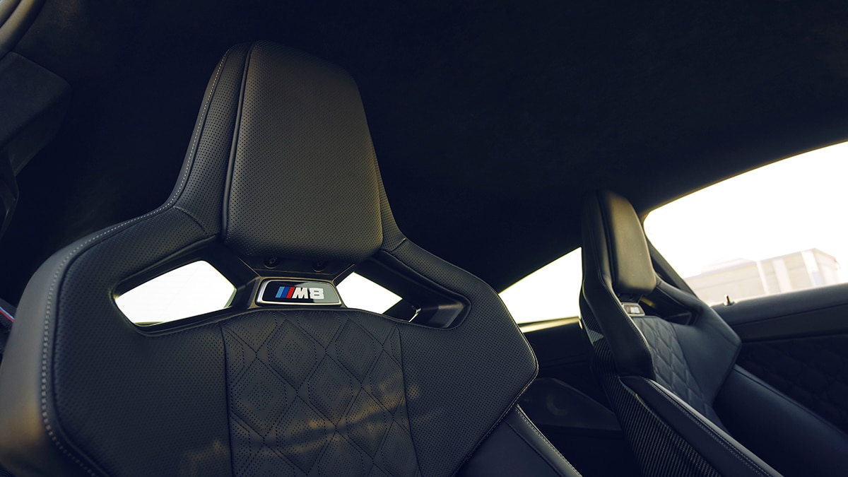2023 BMW M8 Competition Coupe interior