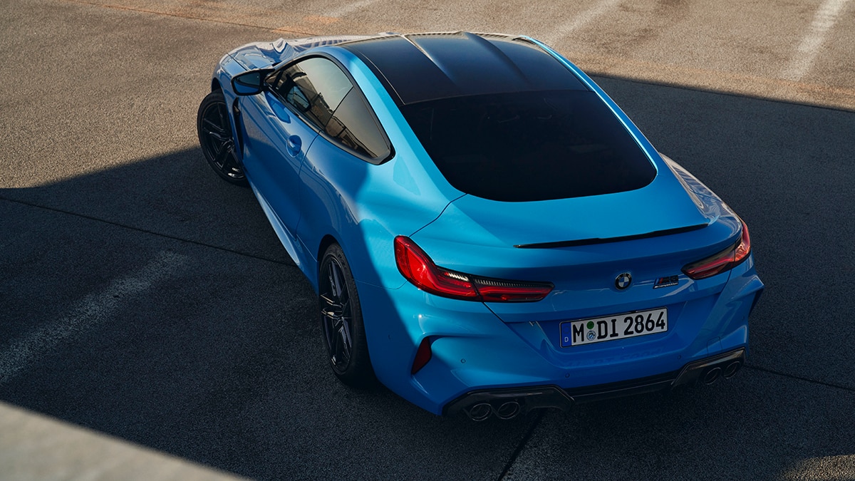 2023 BMW M8 Competition Coupe in blue