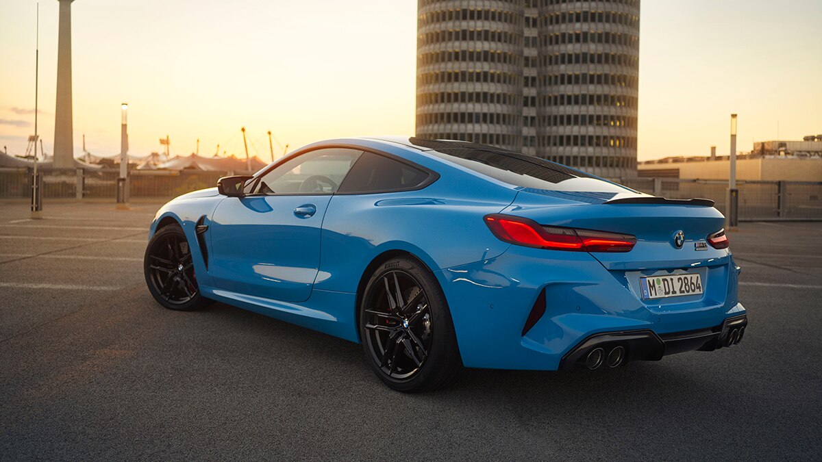 2023 BMW M8 Competition Coupe in blue