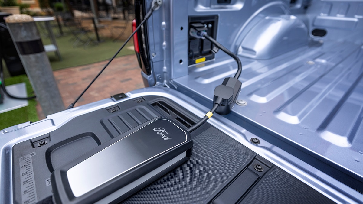 2023 Ford F-150 Lightning Pro charging