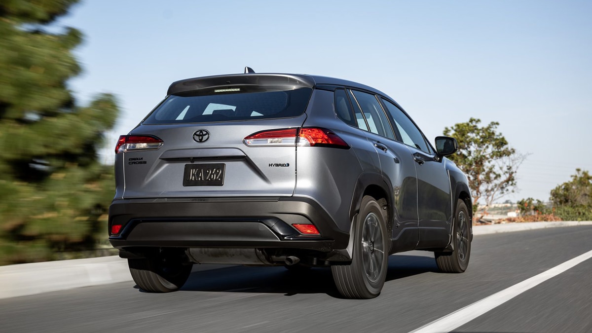 2023 Toyota Corolla Cross Hybrid S in silver