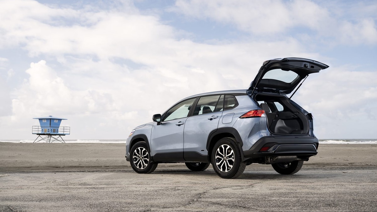 2023 Toyota Corolla Cross Hybrid S in silver