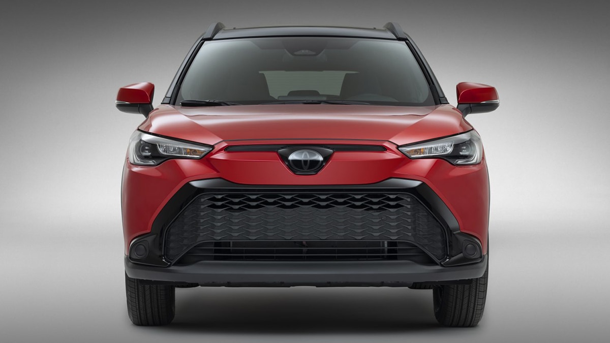 2023 Toyota Corolla Cross Hybrid SE in red