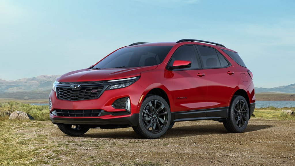 2024 Chevrolet Equinox in red.