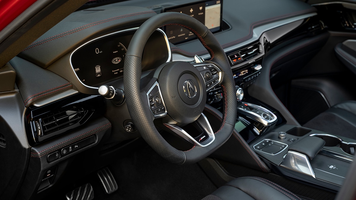 2022 MDX A-Spec interior.