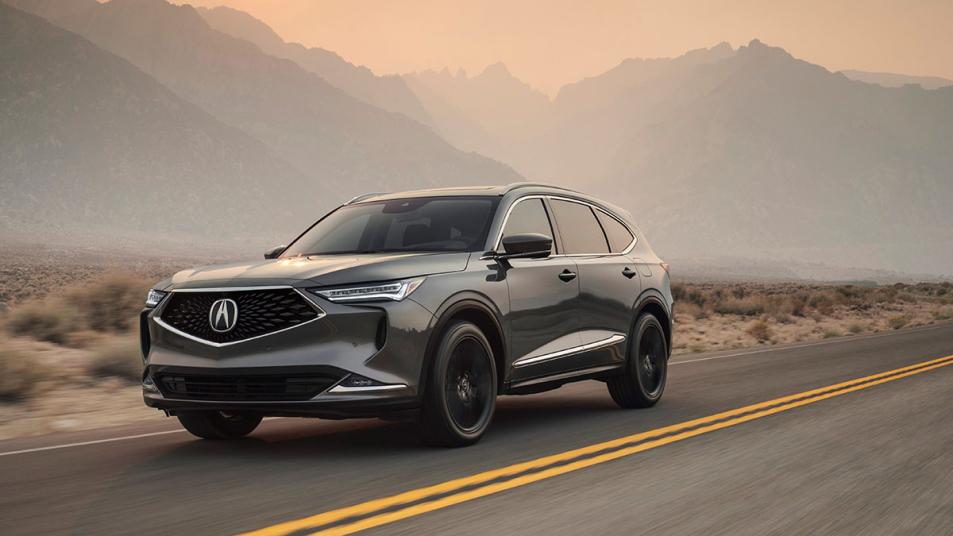 2022 MDX Advance in gray.