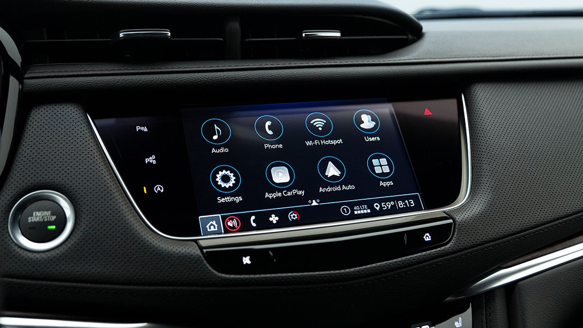 2023 Cadillac XT5 interior.