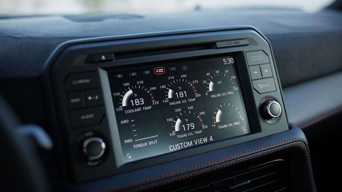 2024 Nissan GT-R Nismo interior
