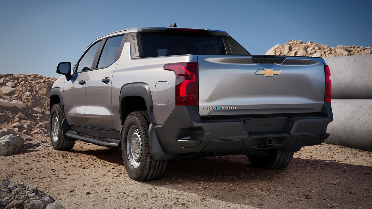 2024 Silverado EV WT in silver