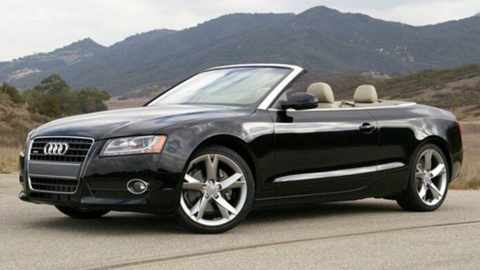 2014 Audi A5 Cabriolet in black.