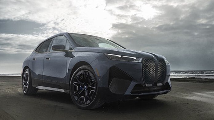 2023 BMW iX in grey.