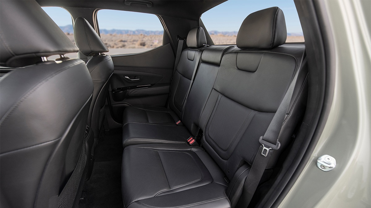 2024 Hyundai Santa Cruz backseats.