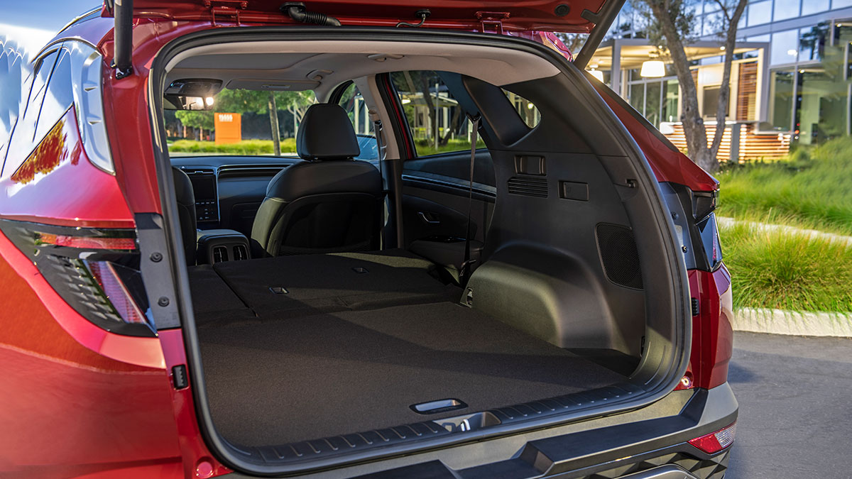 2024 Hyundai Tucson trunk.