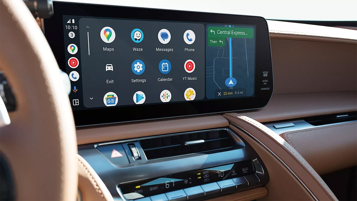 2024 Lexus LC interior gps.