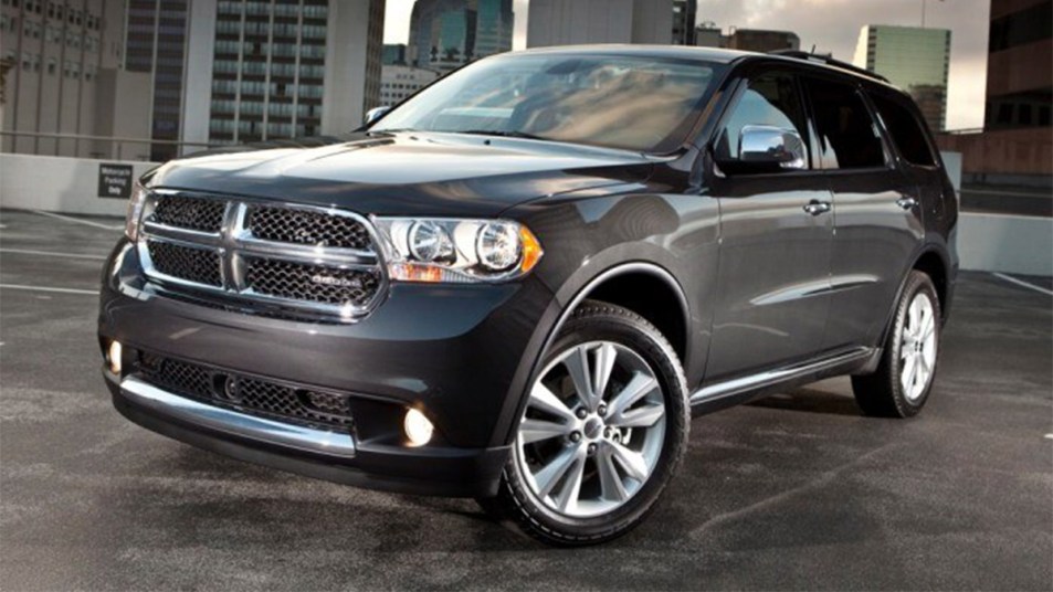 2011 Dodge Durango in dark grey.