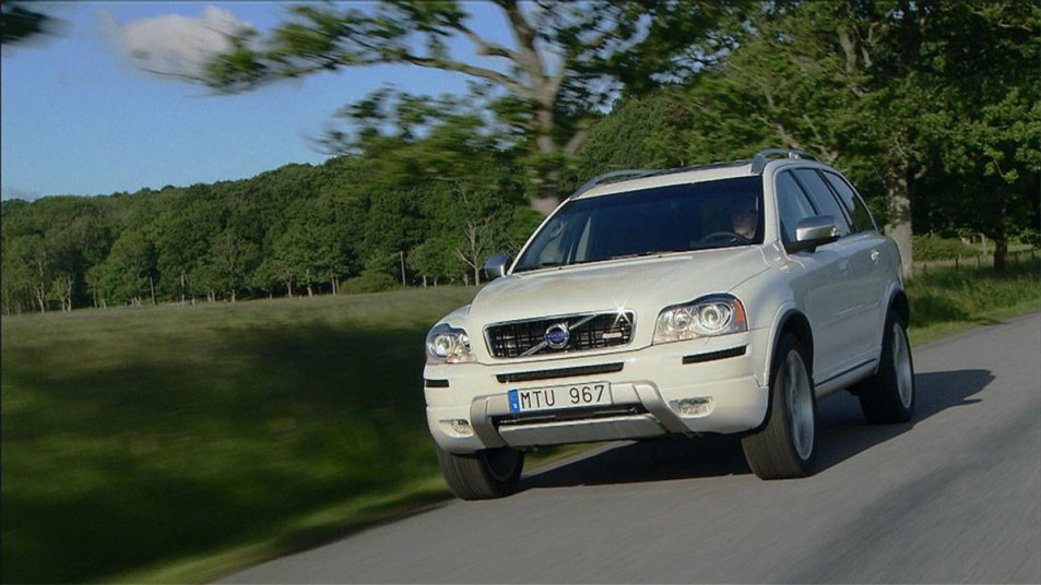 2013 Volvo XC90 in white.