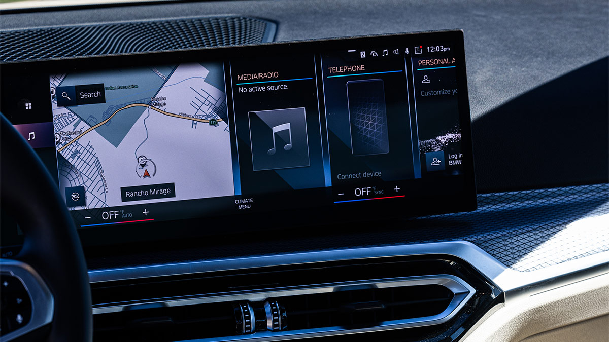 2024 BMW 330e interior
