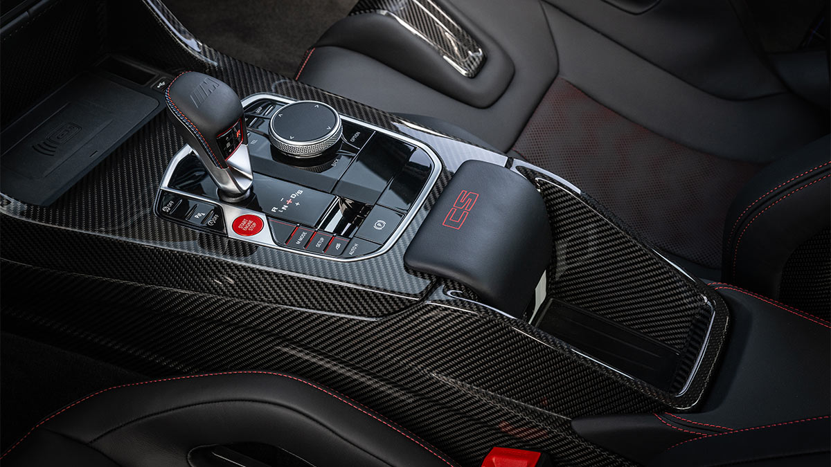 2024 BMW M3 interior.