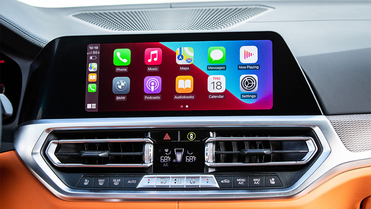 2024 BMW M3 interior.