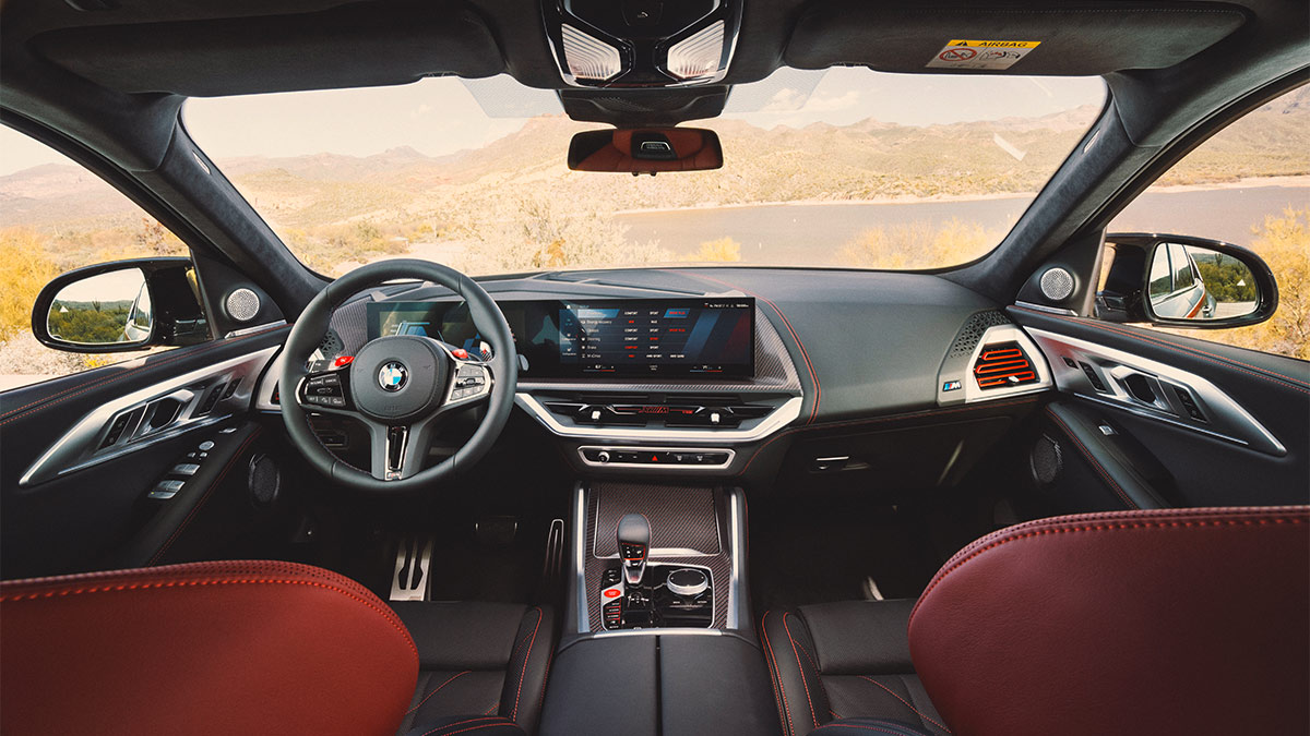 2024 BMW XM interior.