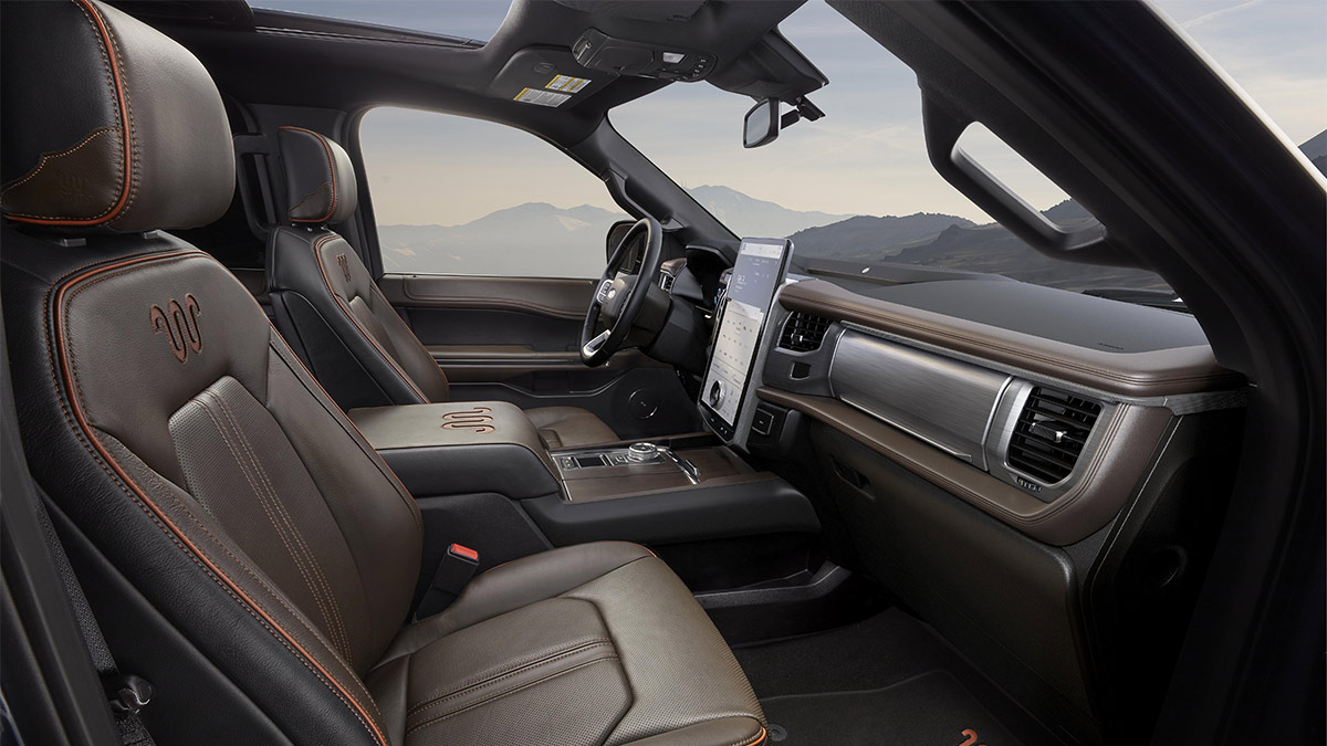 2024 Ford Expedition interior.