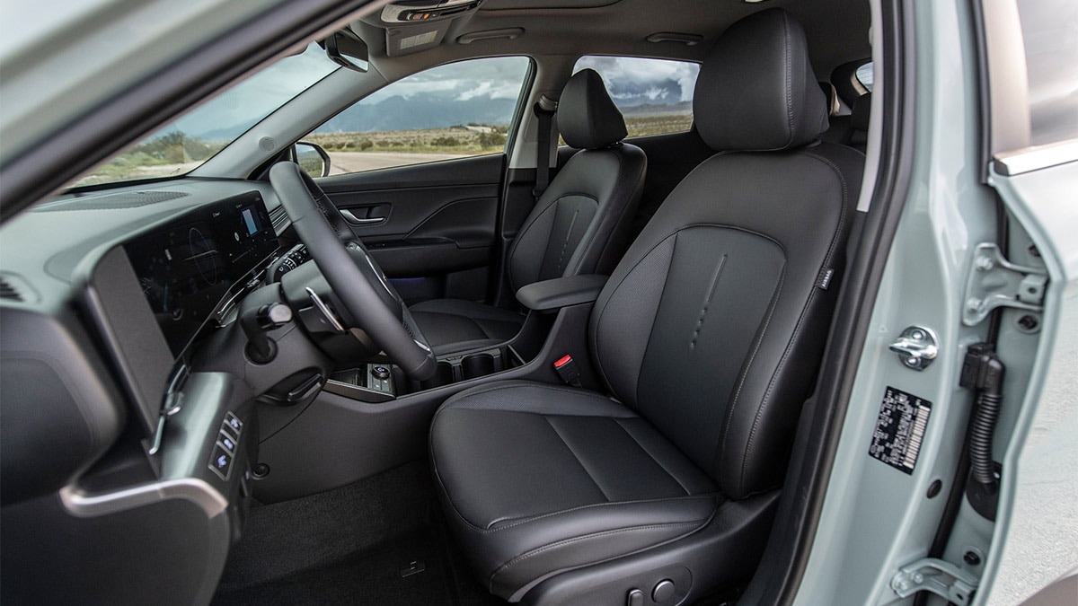 2024 Hyundai Kona interior.