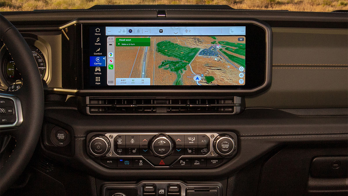 2024 Jeep Wrangler High Altitude 4xe interior.