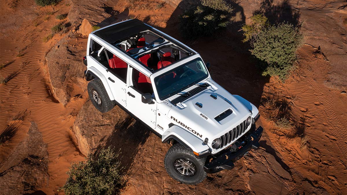 White jeep hotsell no roof