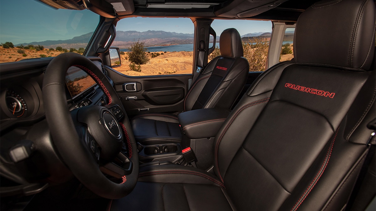 024 Jeep Wrangler Rubicon X interior.