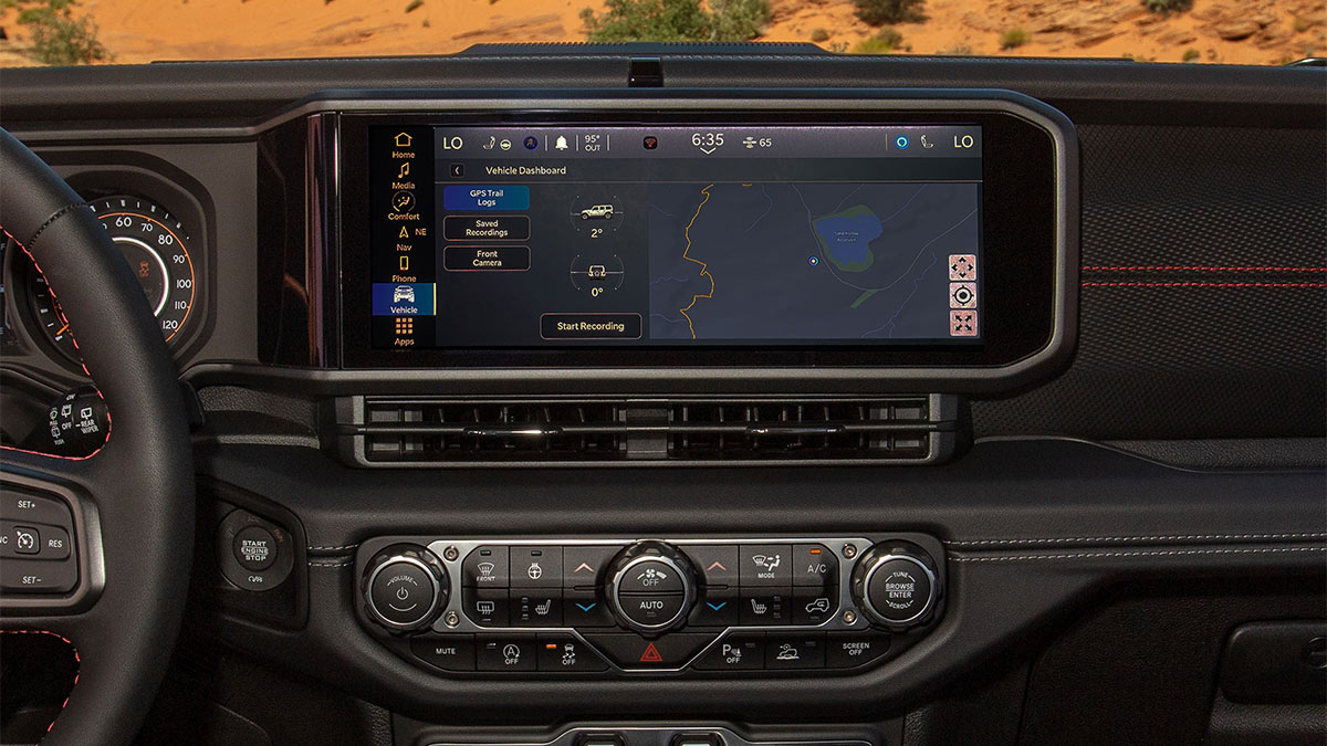 024 Jeep Wrangler Rubicon X interior.