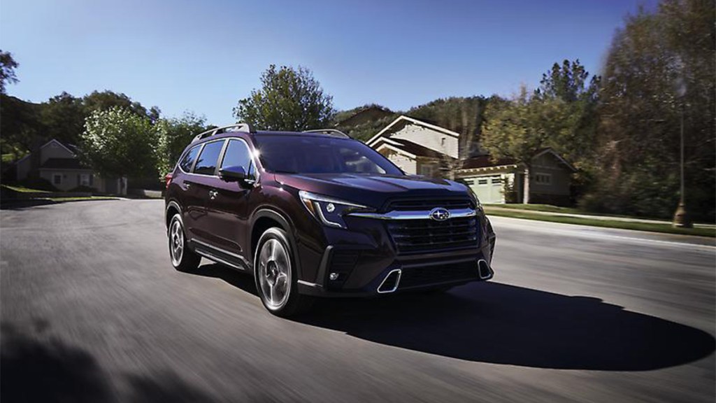 2024 Subaru Ascent in maroon.
