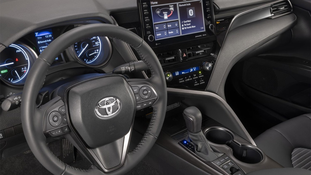 2024 Toyota Camry Hybrid interior.