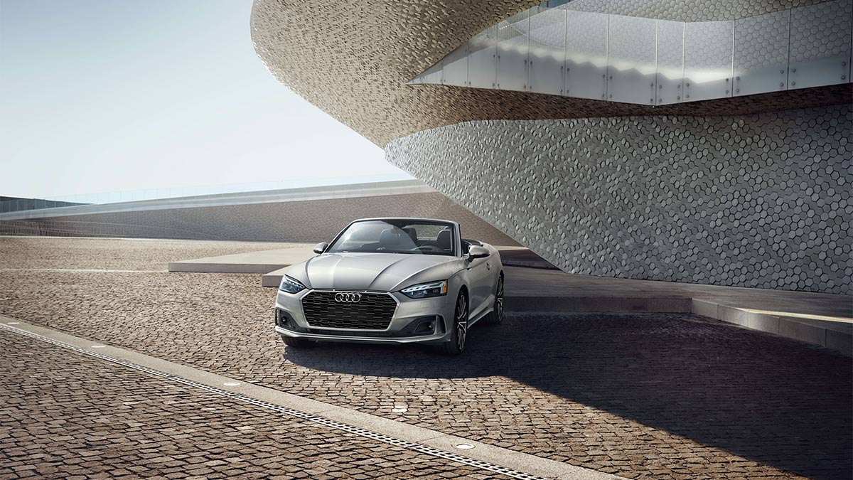 2024 Audi A5 in silver.