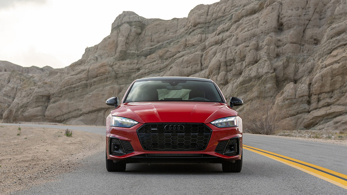 2024 Audi A5 in red.
