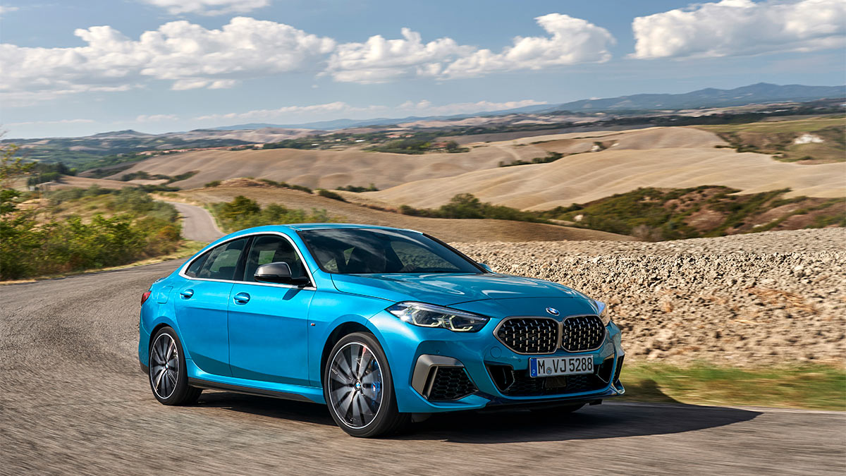 2024 BMW 2 series in blue.