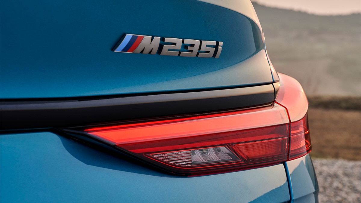 2024 BMW 2 series in blue.