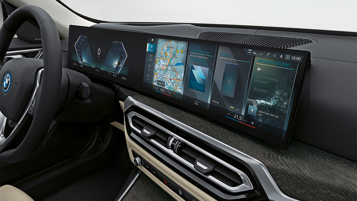 2024 BMW i4 interior.