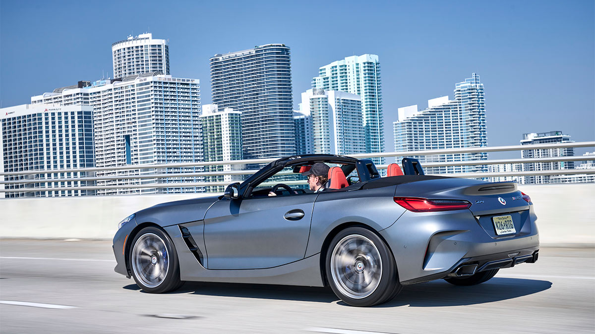 2024 BMW Z4 in silver.
