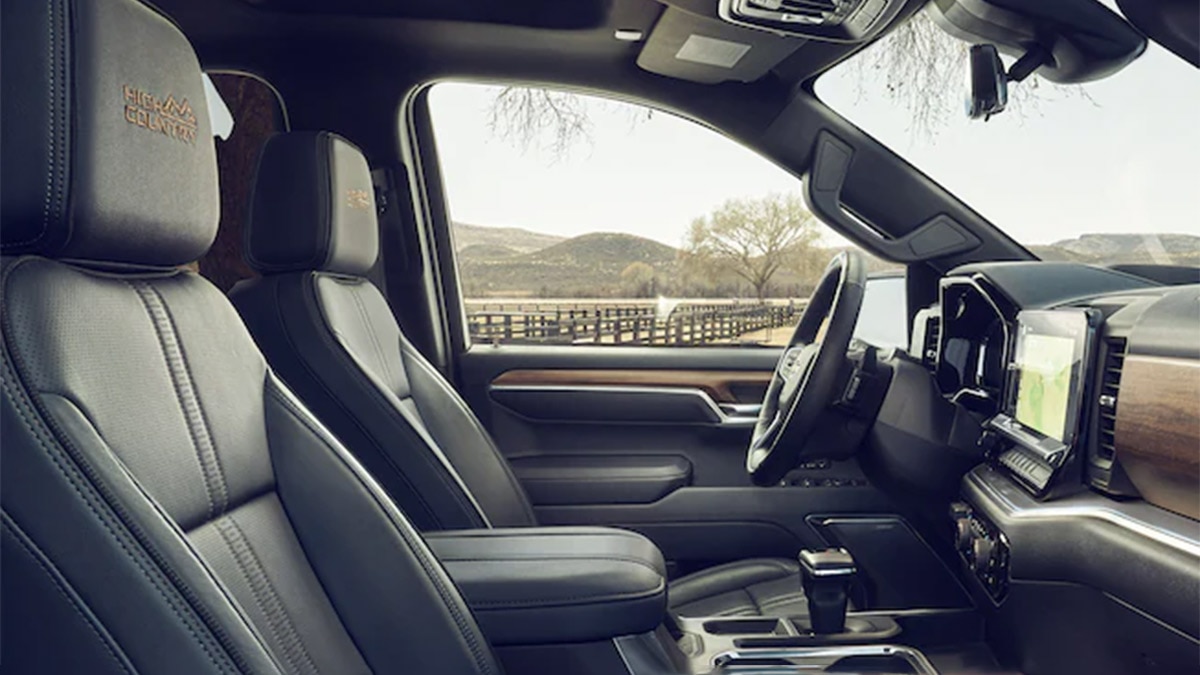 2024 Chevrolet Silverado interior.
