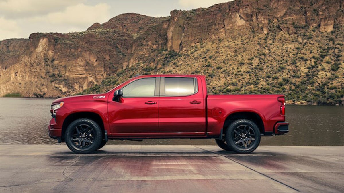 2024 Chevrolet Silverado in red