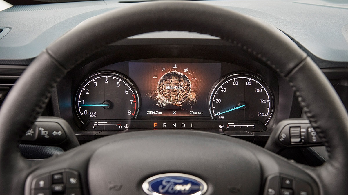 2024 Ford Maverick steering.